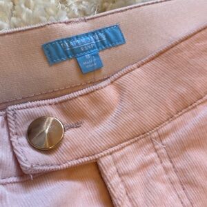 Draper James pale pink corduroy size 8 EUC